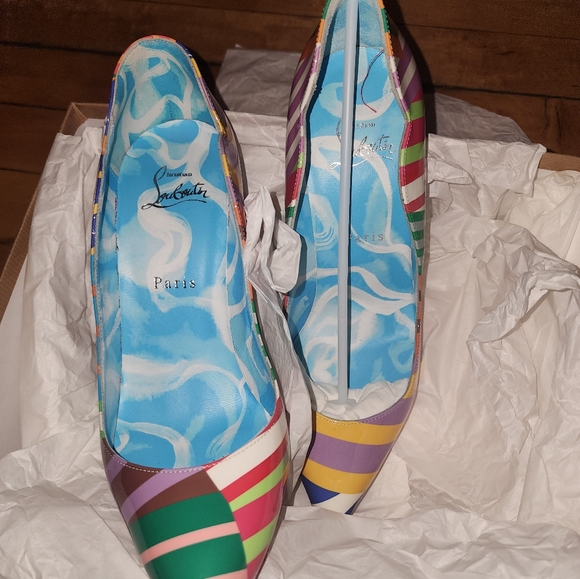 Christian Louboutin HOT CHICK 100 Scallop Heels Pumps Shoes Grand BainStiletto - Picture 10 of 13